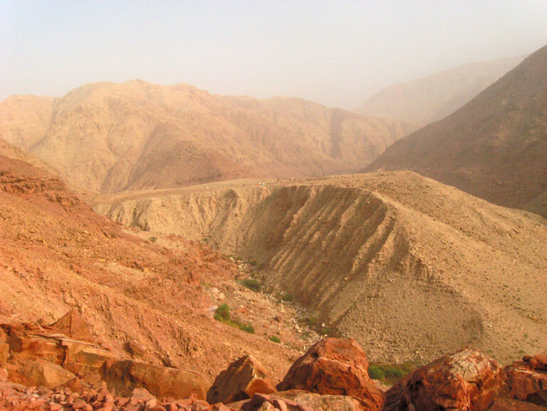 Camp in the desert of Jordan