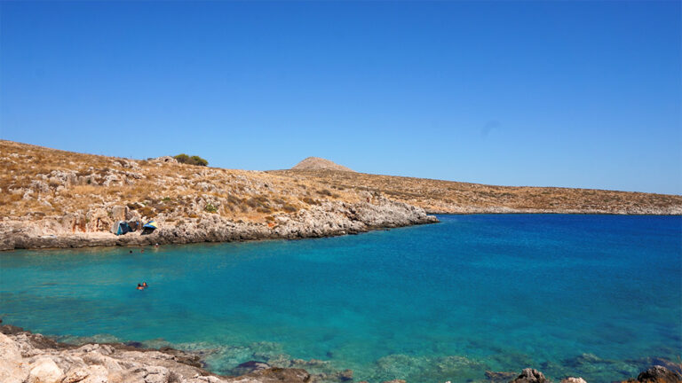 Beach at Cape Tainaron in Greece